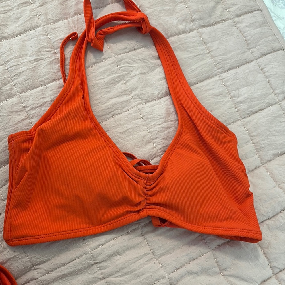 Xhilaration Bright Orange Bikini Bottom